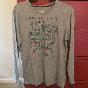 Brooks Running Spread Cheer long sleeve running tee, Men’s M